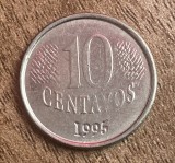 C50 - Moneda foarte veche - Brazilia - 10 centavos - 1995