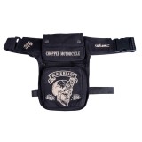Geanta Moto W-TEC Black Heart Devil Skull Black Tex,