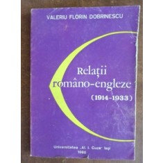 Relatii romano-engleze- Valeriu Florin Dobrinescu