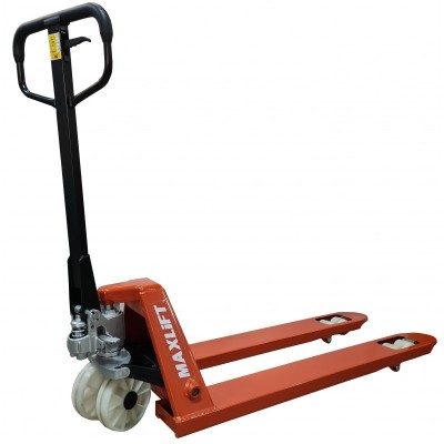 Transpalet manual MAXLIFT cu roti din Poliamida, model TM25-R PA, capacitate de ridicare 2500kg foto