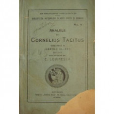 Cornelius Tacitus - Annalele lui Cornelius Tacitus ( vol. II cartile XI-XVI ) foto