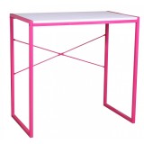 Birou pentru copii GN, cadru metalic, PAL melaminat, 78x46x76 cm, roz