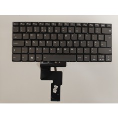 Tastatura Laptop, Lenovo, IdeaPad 330-14AST Type 81D5, iluminata, gri, layout UK