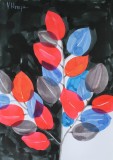 &quot;Chlorophyll 2&quot; &amp; &quot;Chlorophyll 3&quot; V. Neacsu tehnica mixta 21/30 cm 2020, Abstract, Acrilic, Altul