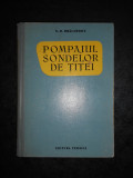NICOLAE D. DRAGOTESCU - POMPAJUL SONDELOR DE TITEI (1961, editie cartonata)