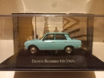 Macheta Datsun Bluebird 410 - 1964 1:43 Deagostini Mexic foto