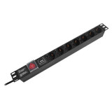 PDU RACK 19 INCH 7 PRIZE SWITCH 16A 2M EMTEX