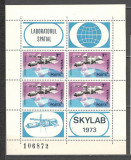 Romania.1974 Cosmonautica:Skylab-Bl. DR.353, Nestampilat