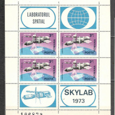 Romania.1974 Cosmonautica:Skylab-Bl. DR.353