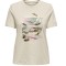 Tricou cu maneca scurta pentru femei ONLY Onlkita Reg S S Mix Top Box CS Jrs Ex, crem, L - OUTLET