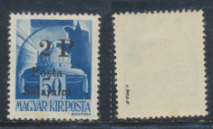 1945 ROMANIA Posta Salajului timbru local 2P/ 50f original MNH expertizat Bodor foto