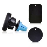 Suport Auto Magnetic Universal 360&deg; Rotativ, Prindere Grila Ventilatie, Negru, Fixare Sigura Telefon