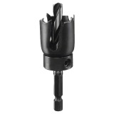 Bosch 2609256D01 - Carota pentru lemn 25 mm tija hexagonala adaptor cu burghiu de centrare