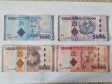 Tanzania Set 1000+2000+5000+10 000 Shilingi 2015