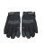 Set manusi moto negre material textil