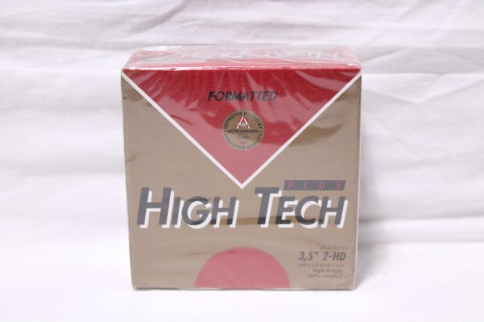 Cutie 10 dischete floppy disk 3.5&quot; High Tech 2HD 1.44MB - sigilate