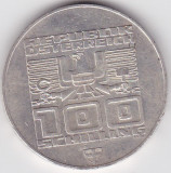 AUSTRIA 100 SCHILLING SILINGI 1976, Europa, Argint