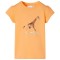 Tricou pentru copii, portocaliu deschis, 128