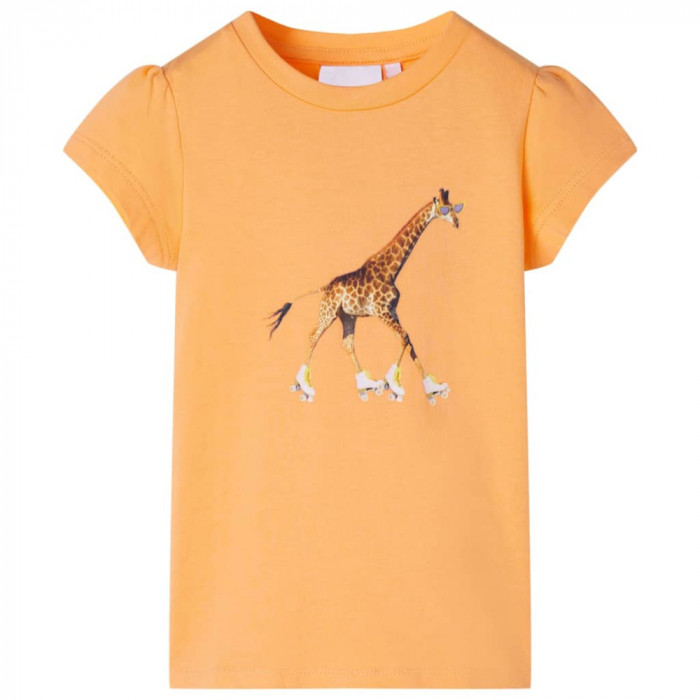 Tricou pentru copii, portocaliu aprins, 116