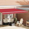 Marchiză Valance pentru Cadru de 4.5m, Roșie, 4.3 x 0.2m
