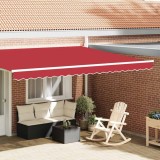 Marchiză Valance pentru Cadru de 4.5m, Roșie, 4.3 x 0.2m