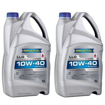 Pachet 10 Litri ulei Ravenol LLO 10W40 foto