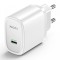 Incarcator Retea Yesido YC57, 20W, 3A, 1 x USB-C, Alb