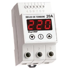 Releu de protectie tensiune 20A DigiTop VP-20A