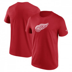 Detroit Red Wings tricou de bărbați Primary Logo Graphic Athletic Red - XS