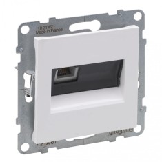 Priza RJ11 conectare rapida Legrand Suno alb 721161