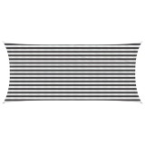 vidaXL P&acirc;nză de umbră Antracit și Alb 2 x 4,5 m HDPE 42032761