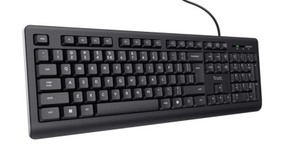 Tastatura cu fir Trust, negru foto
