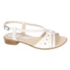 Sandale dama albe, din piele naturala, ROVI Design - LS36A Marimea 38