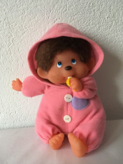 Jucarie plus maimutica Monchhichi (kiki), moncicci, moncici, 17 cm foto