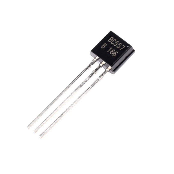 Tranzistor PNP BC557 TO-92, uz general, semnal mic