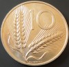 Moneda 10 LIRE - ITALIA, anul 1971 * cod 423 = UNC, Europa, Aluminiu