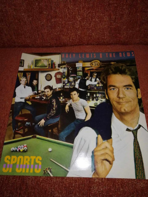 Huey Lewis and The News Sports Crysalis 1983 Suedia vinil vinyl EX foto