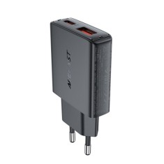 Incarcator Type-C, USB, pentru Priza, PD30W, GaN - Acefast (A69) - Black