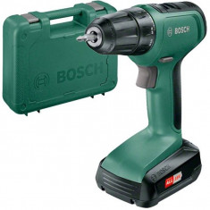 Masina de gaurit cu acumulator Bosch Universal Drill 18 1450 RPM 18V Verde foto