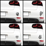 Sticker auto - Logo VW personalizat (pachet)