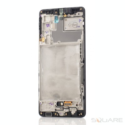 LCD OEM Samsung A42 5G, Black, Service Pack OEM foto