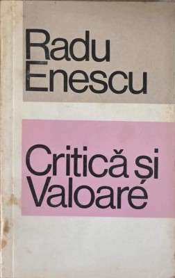 CRITICA SI VALOARE-RADU ENESCU foto