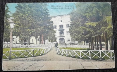 Carte postala, Baile Valcele, intrarea, 1929 foto
