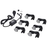 Cumpara ieftin Lămpi solare pentru sol cu LED, 6 buc., alb cald