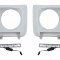 Carcasa faruri cu Lumini de zi dedicate LED DRL Mercedes G-class W463 (1989-2012) G65 Design Crom Performance AutoTuning