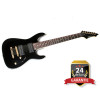 Chitara Electrica 7 Corzi Santander ST-RAT Negru Serie Profesionala, Humbucker, D'Addario, Garantie 24 Luni