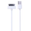 Cablu Date/ Incarcare compatibil iPhone 30 pini la USB, compatibil Ipad 2/3/4/s, Detech, 1m, alb