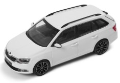 Macheta Oe Skoda Fabia Combi 1:43 Alb Laser White 6V9099300F9F foto