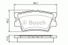Set placute frana,frana disc TOYOTA RAV 4 IV (WWA4, AVA4, ZSA4, ALA4) (2012 - 2016) BOSCH 0 986 494 154