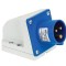 Fisa stecher 5 poli 2P+PE 16A 6h 230V IP44 monofazic CEE montaj aplicat